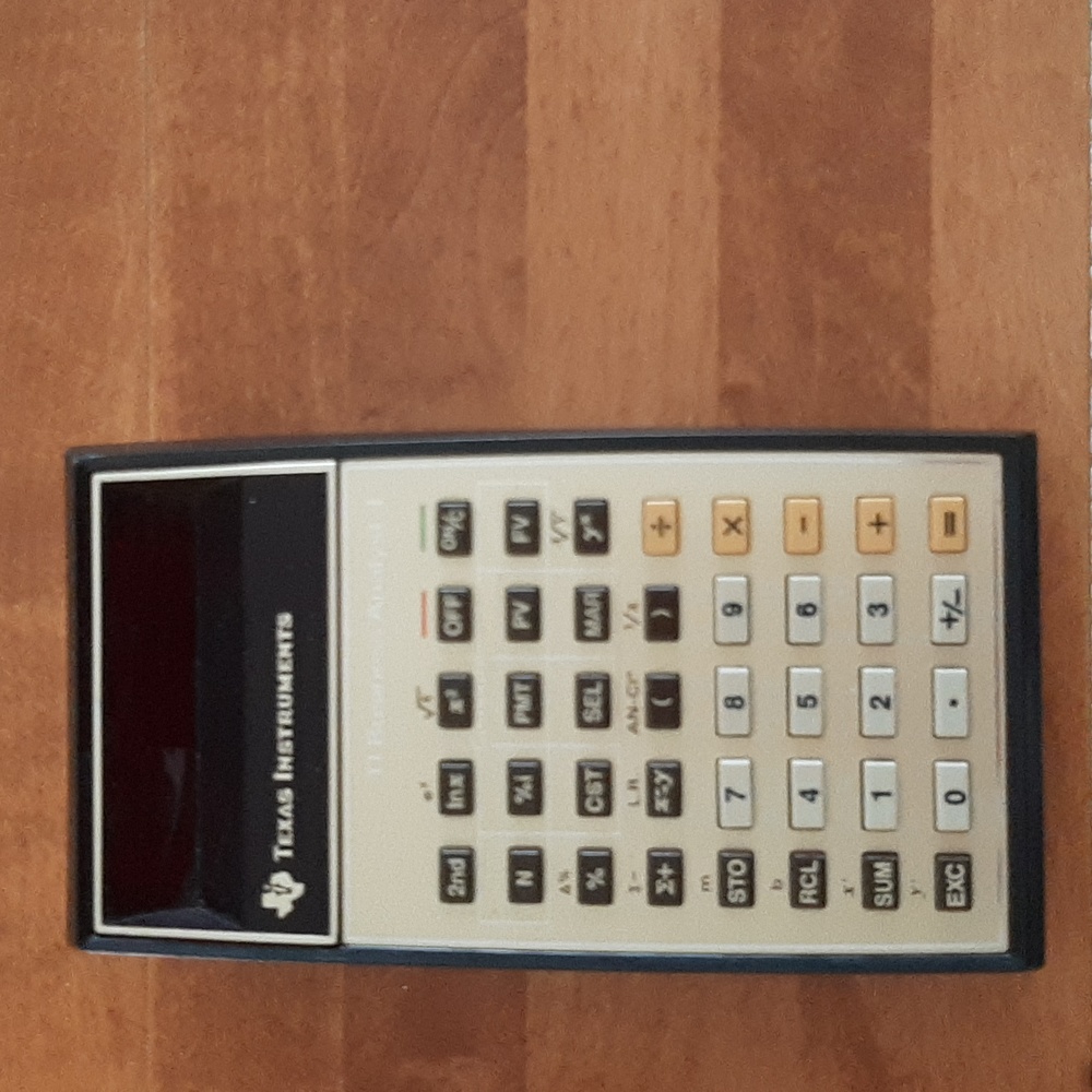 Vintage Texas Instruments TI Business Analyst-1